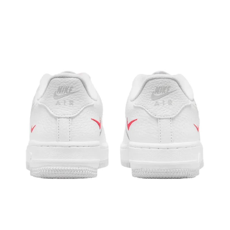 Nike Air Force 1 Low Multi-Swoosh White Particle Grey Photon Dust Bright Crimson GS-3