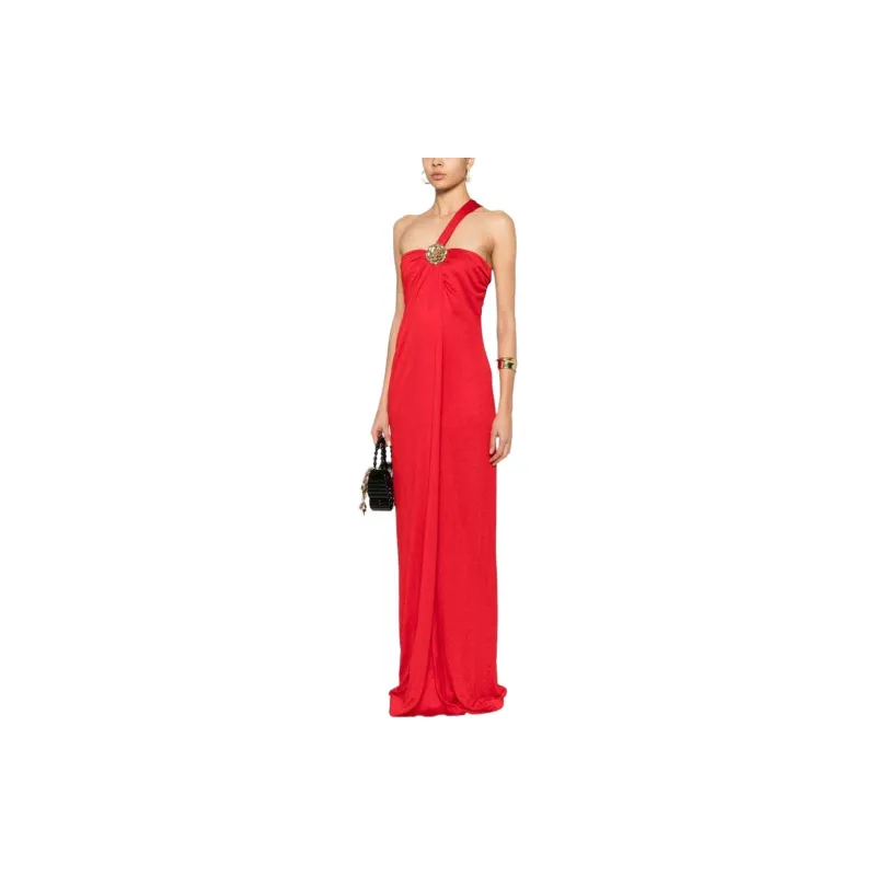 Blumarine One shoulder Maxi Dress-1