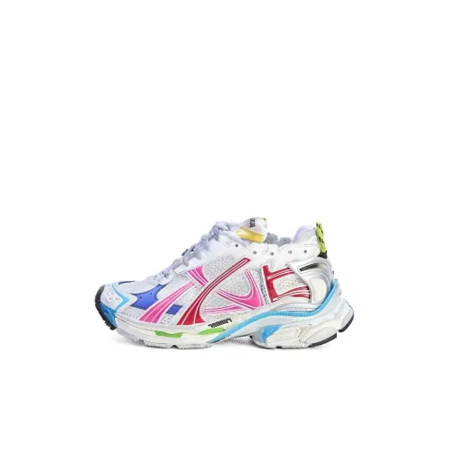 Balenciaga Women's Runner Sneaker 'Worn-Out - White Multi-Color'