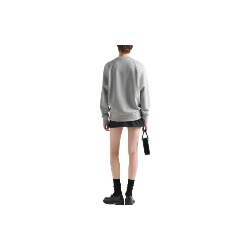 PRADA Triangle logo Sweatshirt-3