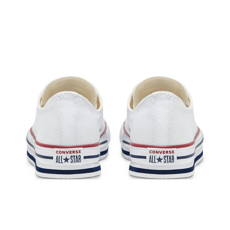 Converse Chuck Taylor All Star Anti Kick Cushioning Low Top Kids Canvas Shoes White Red Blue Teenagers-3