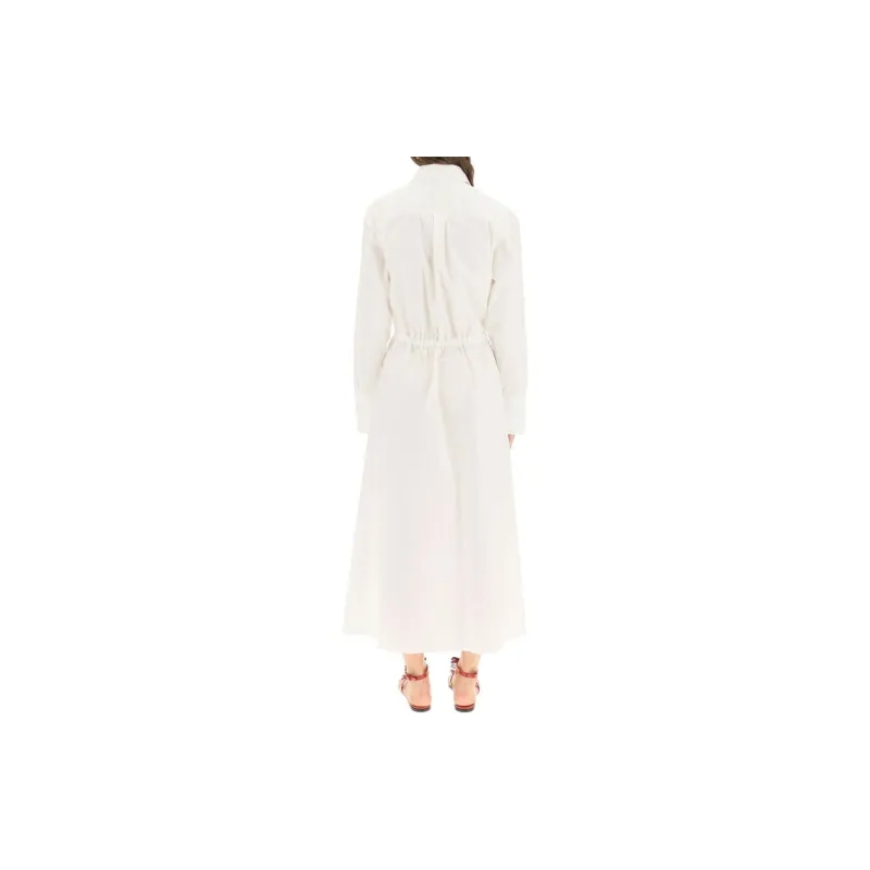 Valentino Long-Sleeved Dresses Women's White-2