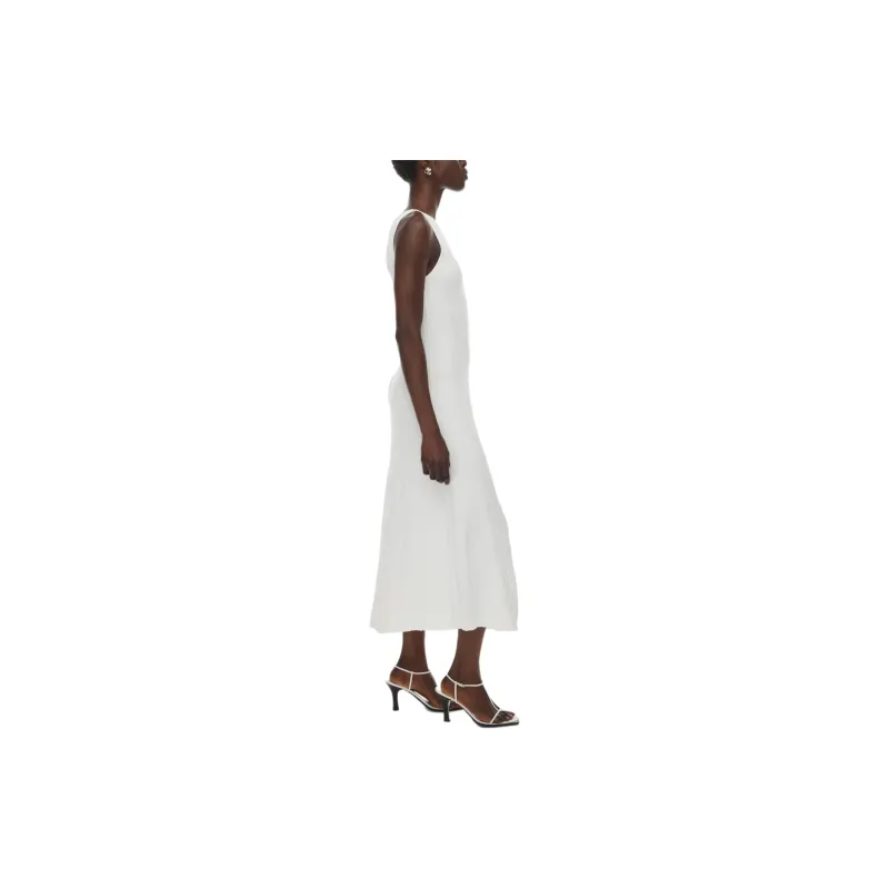 ARITZIA Babaton Establish Dress Sleeveless Dress Women's White/White-3