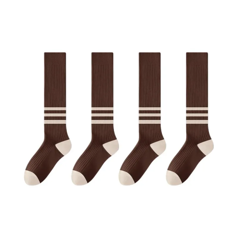MIIOW Knee High Socks Women's 4 Pack-4