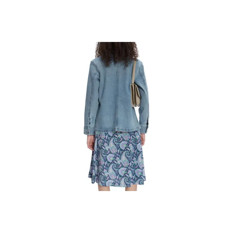 A.P.C Janice Buttoned Denim Jacket-2