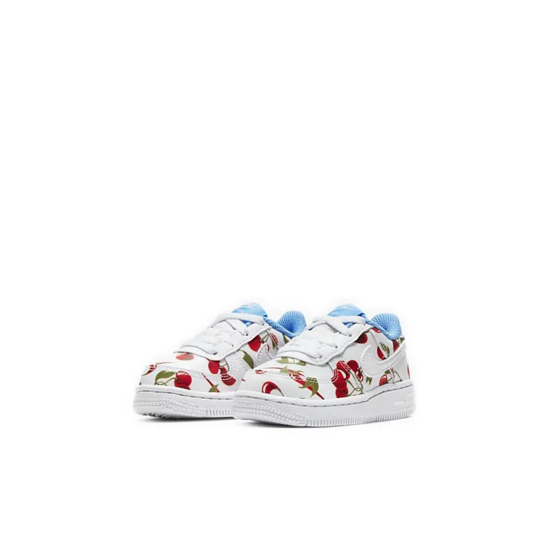 Nike Air Force 1 LV8 Low Top Toddler Shoes White Blue Infant And Toddler-2