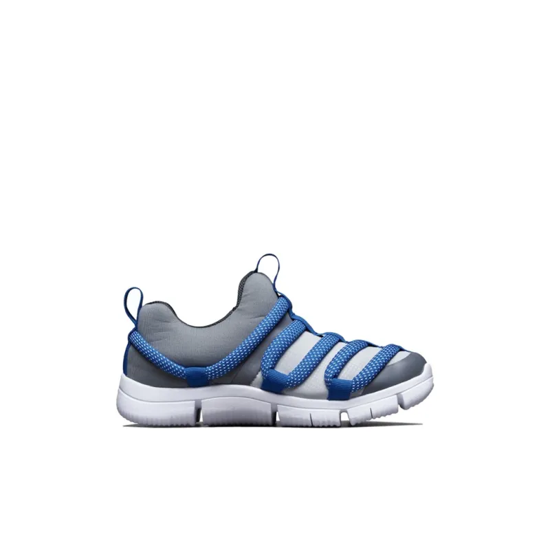 Nike Novice Slip Resistant Cushioning Kids Lifestyle Shoes Gray Blue Children Aged 3 7 Years Old-1