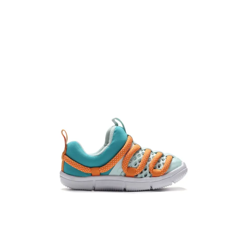Nike Novice BR Slip-Resistant Cushioning Wear-Resistant Low-Top Toddler Shoes Blue Orange Infant And Toddler-1