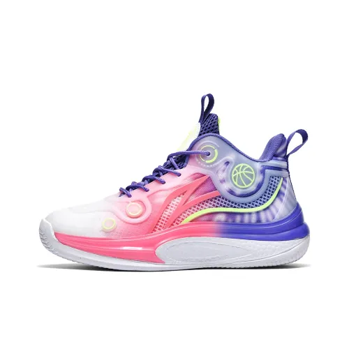 Kuding Abrasion-Resistant Mid-Top Basketball Shoes Unisex