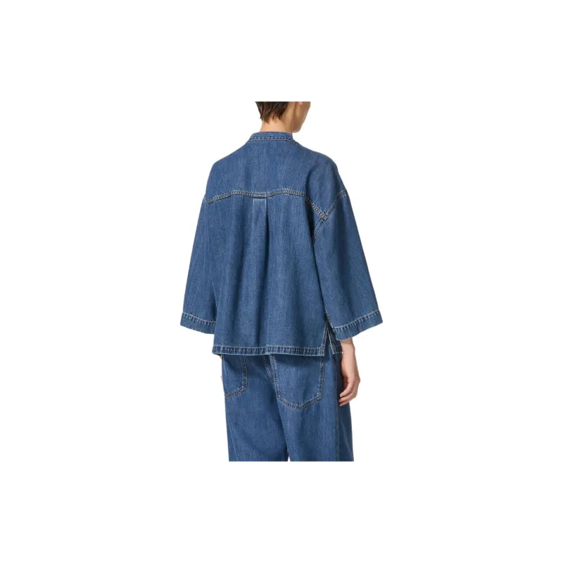 Valentino SS24 Shirt Women's Indigo-2