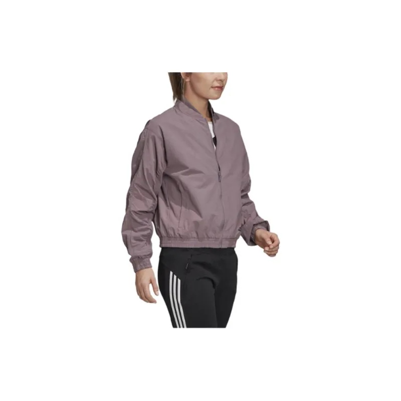 Adidas FW20 W St Bomber Jackets Coats Women's Purple-4