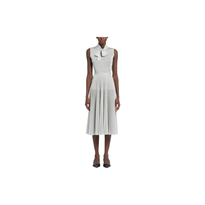 PRADA Casual Long Skirts Women's Silver Gray-1