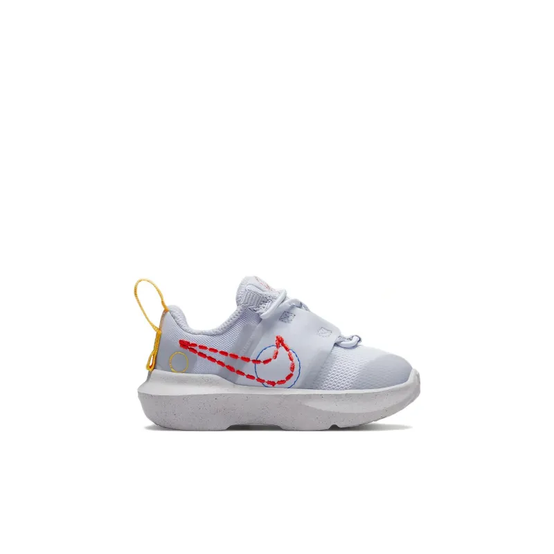 Nike Crater Impact Low Top Sports Casual Shoes Gray Blue Infant And Toddler-1