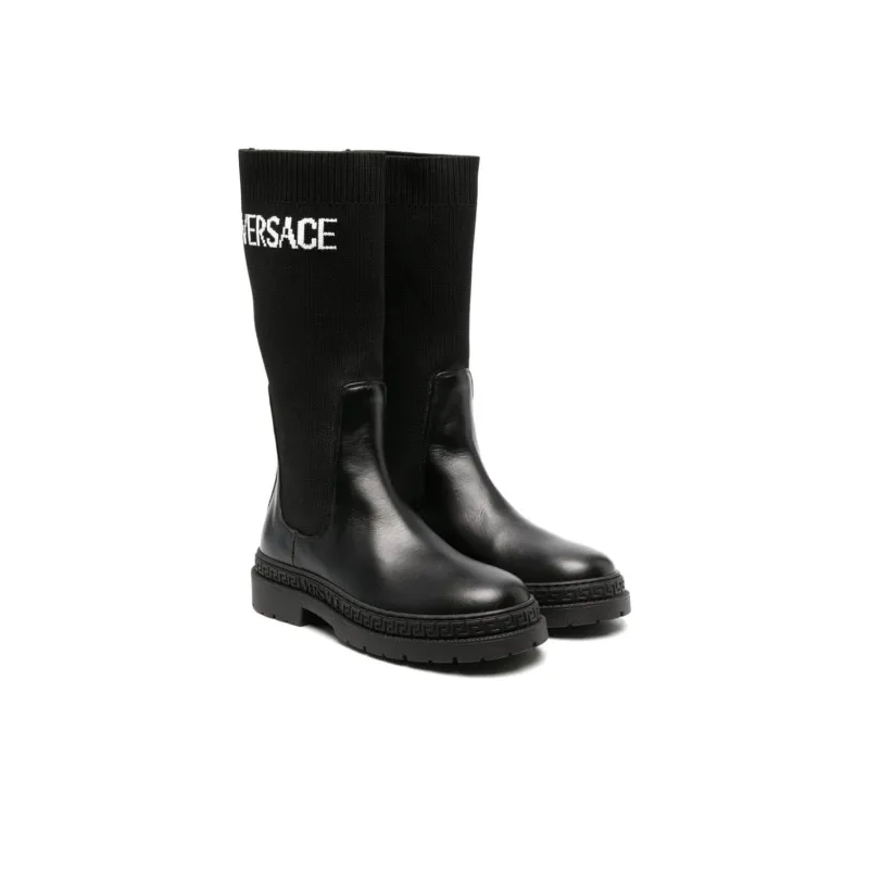 FANSIZHE Kids' Boots Black Kids'-2