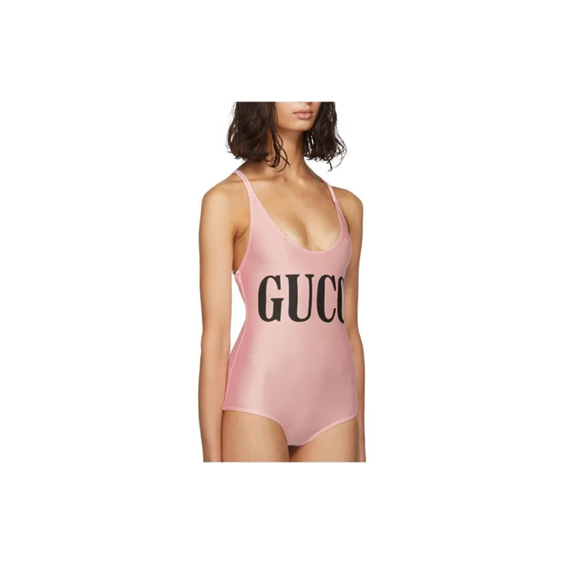 GUCCI One-piece Swimsuit Women's Pink-3