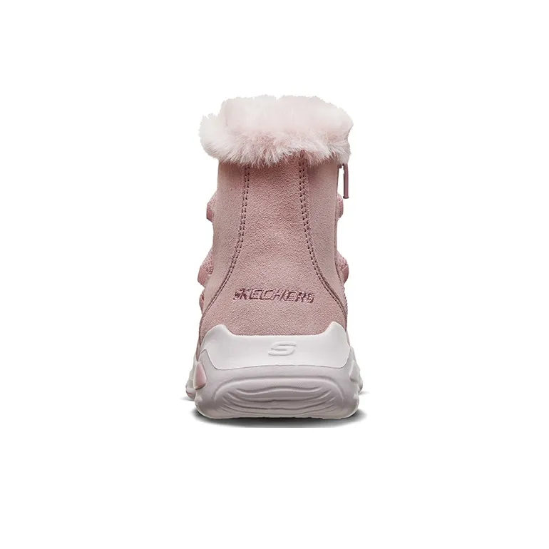 Skechers D'LITES Series Warm Crew Kids' Boots Pink Teenagers-4