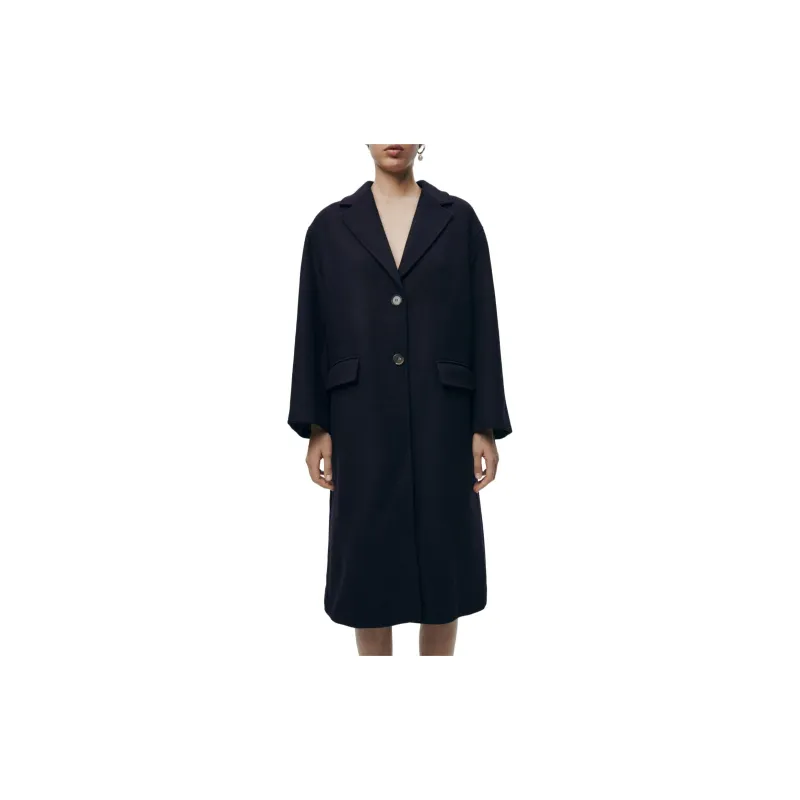 ZARA Coats Women's Blue-1