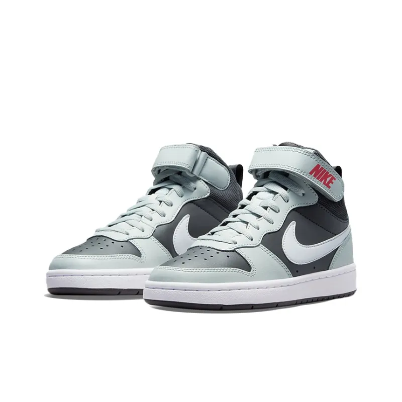 Nike Court Borough Mid 'Medium Ash Light Silver' GS US POIZON