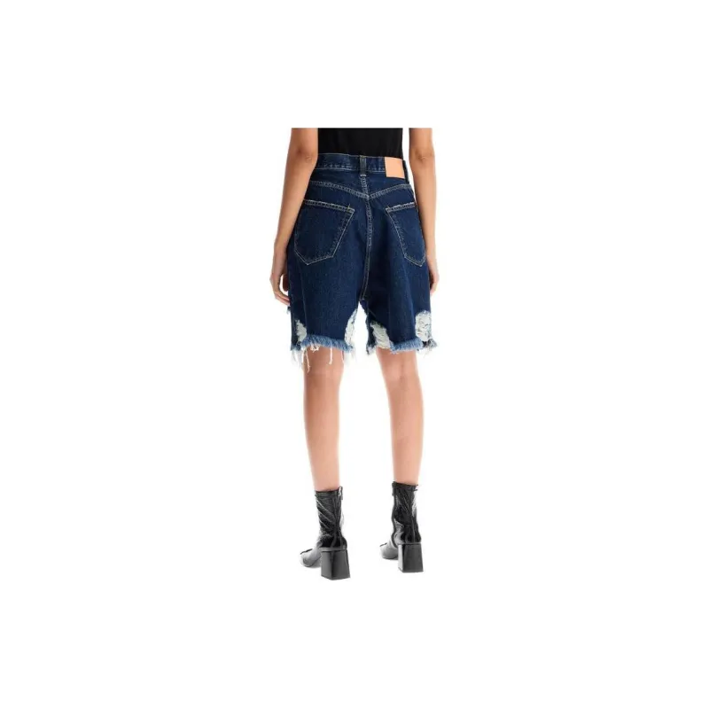 Acne Studios Denim Shorts Women's Blue-1
