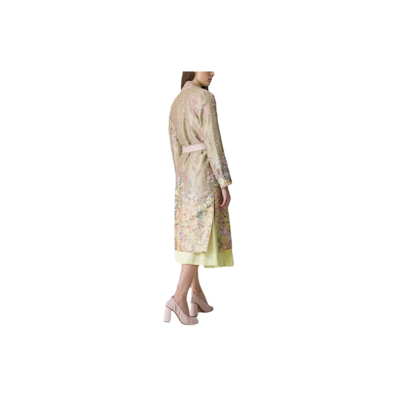 Forte Forte Single breasted Patterned jacquard Coat-2