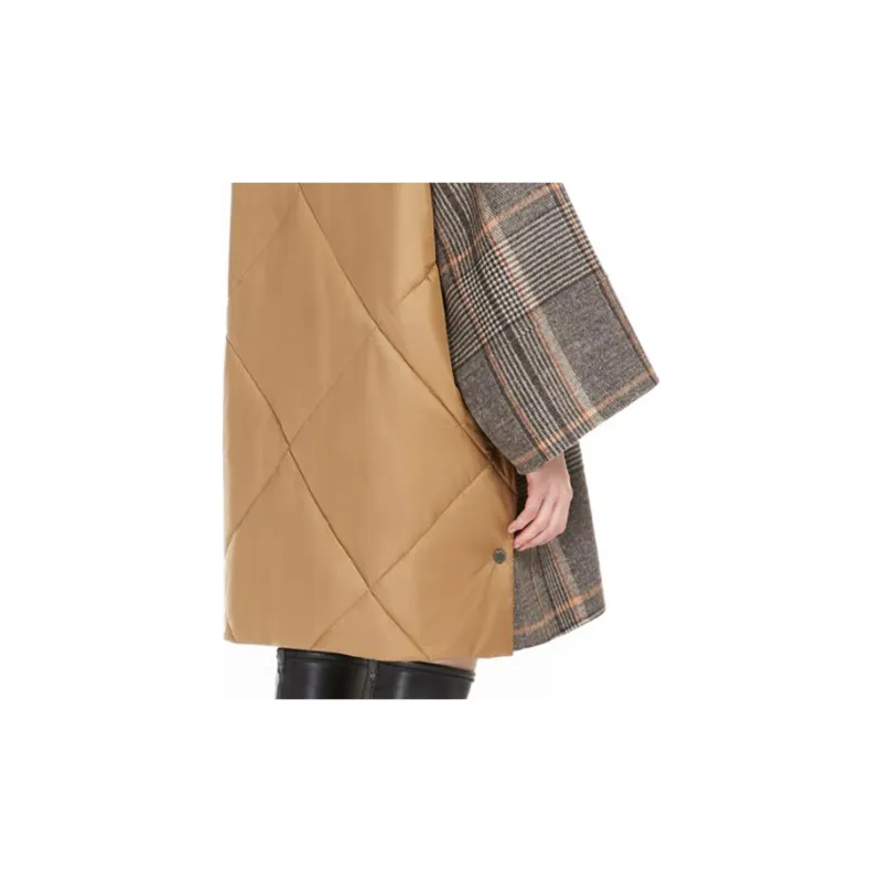 WEEKEND MaxMara Checked Buttoned Coat-4