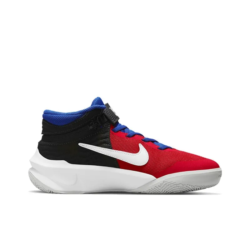 Nike Team Hustle D 10 Flyease University Red Game Royal GS-1
