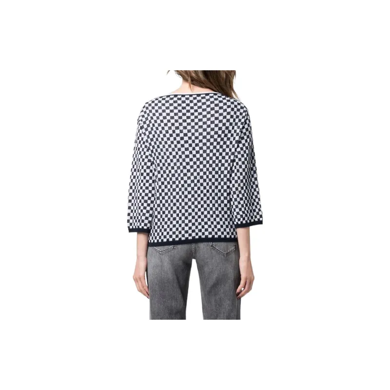 EMPORIO ARMANI Sweaters Women's Black/White-2