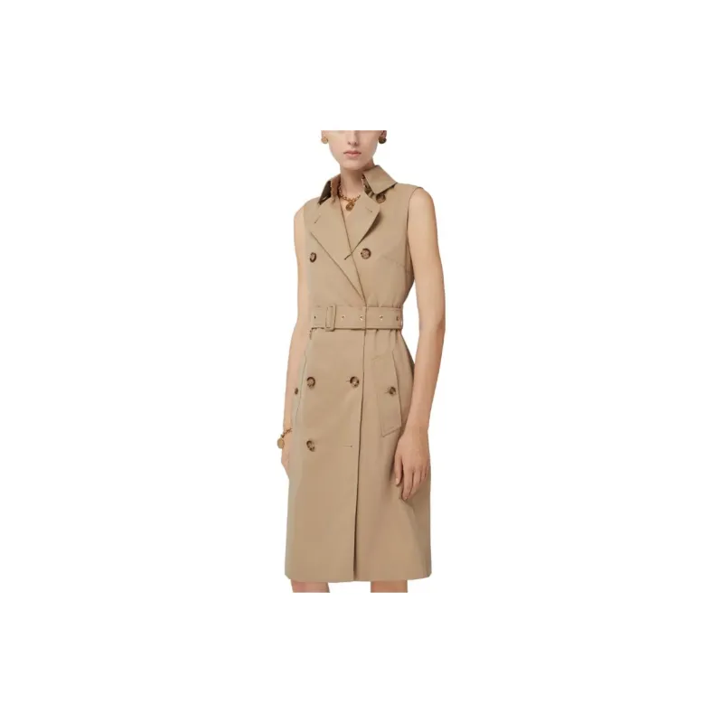 Burberry Trench Coats Women's Khaki-1