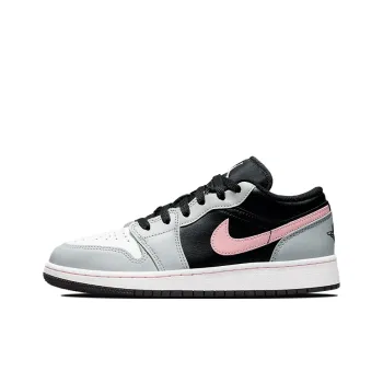 Jordan 1 Low 'Black Grey Pink' GS