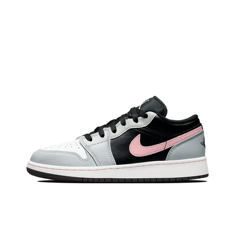 Jordan 1 Low 'Black Grey Pink' GS-0
