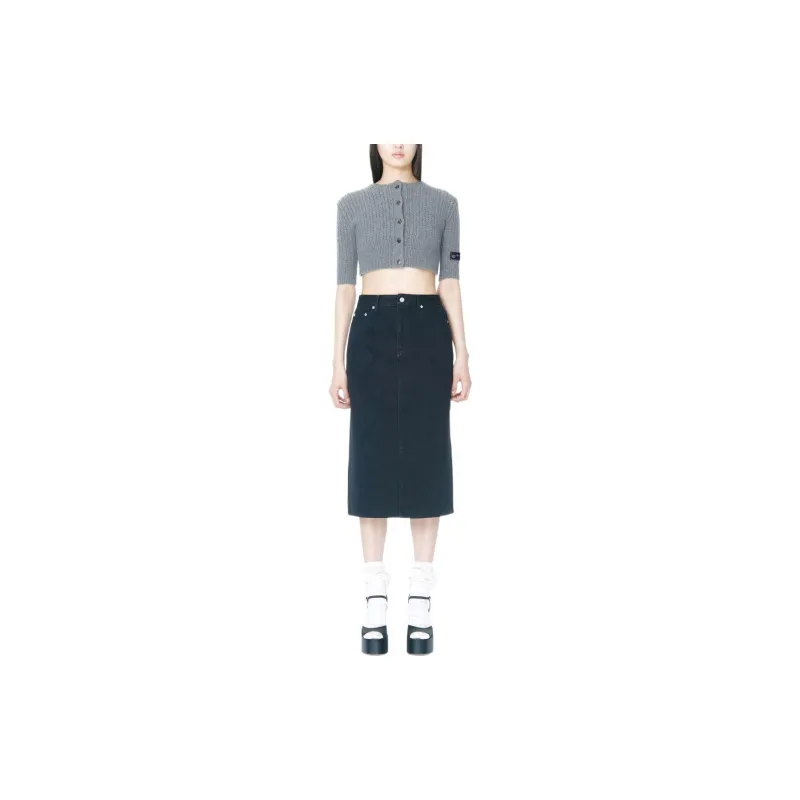 WE11DONE FW22 Sweater Women's Gray-2