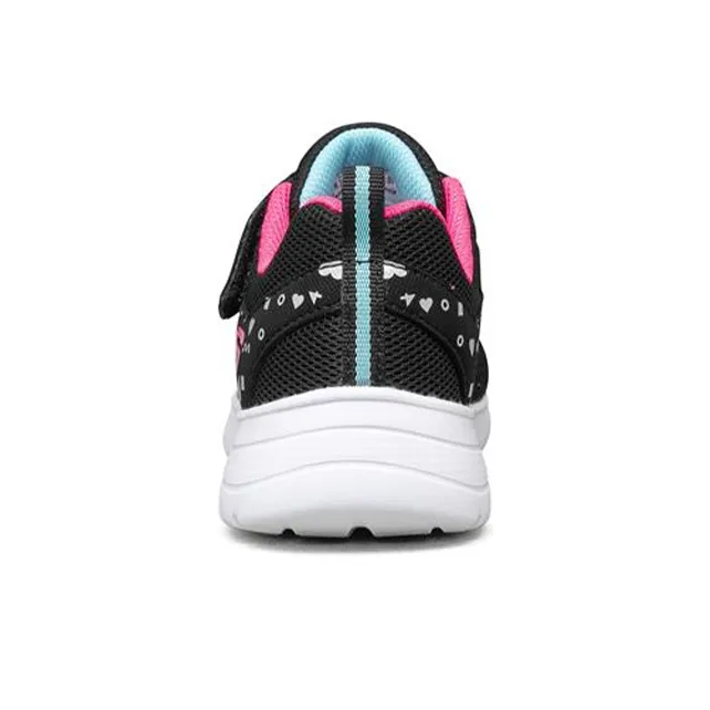 Skechers Great News Cushioning Anti-Slip And Wear-Resistant Low-Top Running Shoes Black Teenagers-3