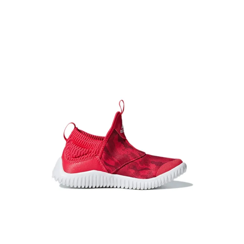 Adidas Rapidazen C Slip Resistant Breathable Low Top Kids' Running Shoes Red Children Aged 3 7 Years Old-1