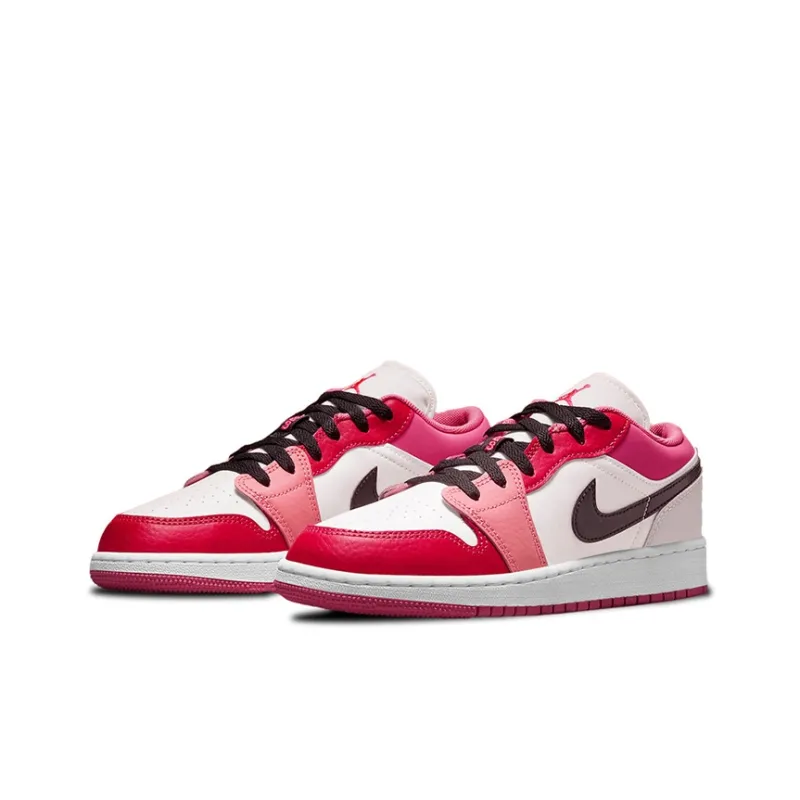 Jordan 1 Low Pink Red GS-2