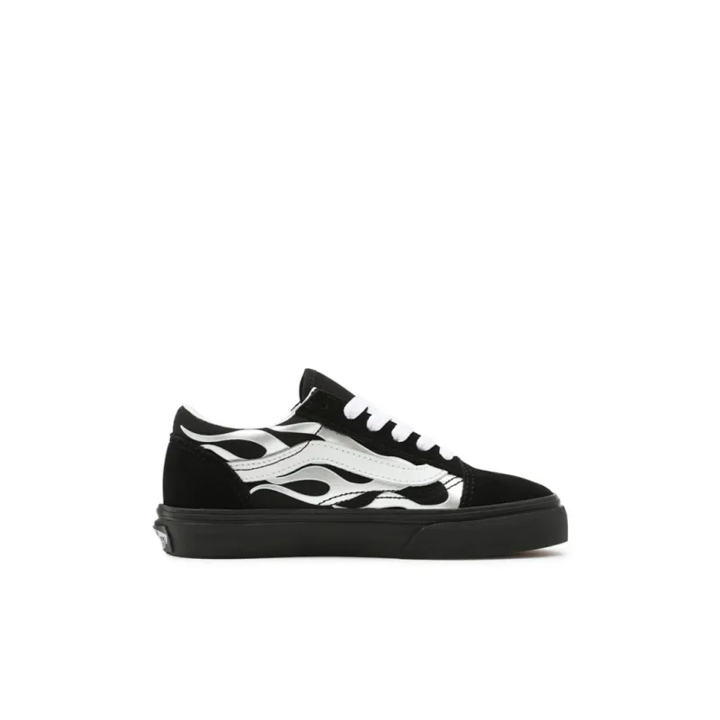 Vans Kids Old Skool Sneakers "Metallic Flame"-1