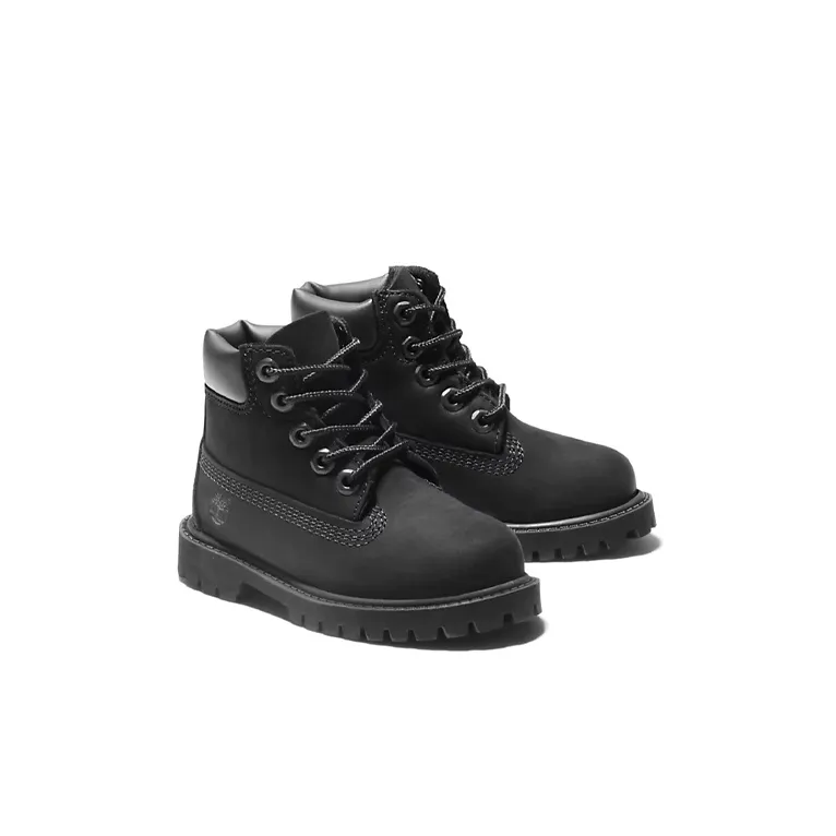 Timberland 6 Inch Premium Boot Toddler 'Triple Black'-3