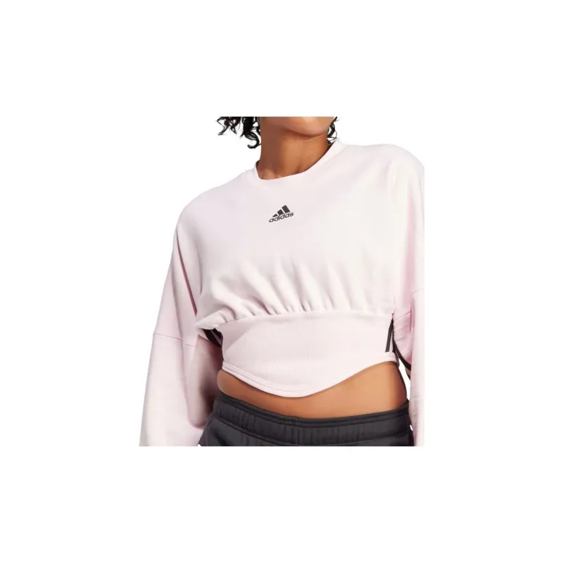 Adidas Crop Tops Women's Pink-1