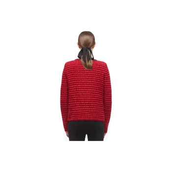 Self portrait Sweater Women's Burgundy