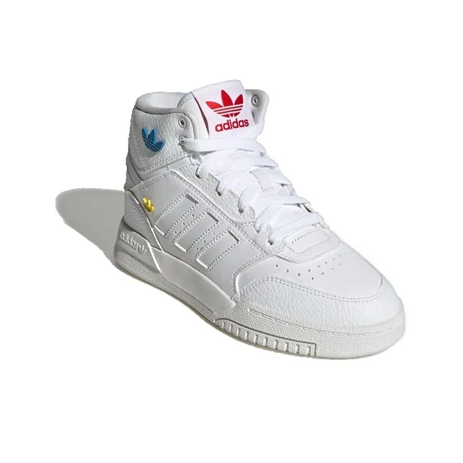 Adidas Drop Step J 'White Yellow Bright Blue'-2