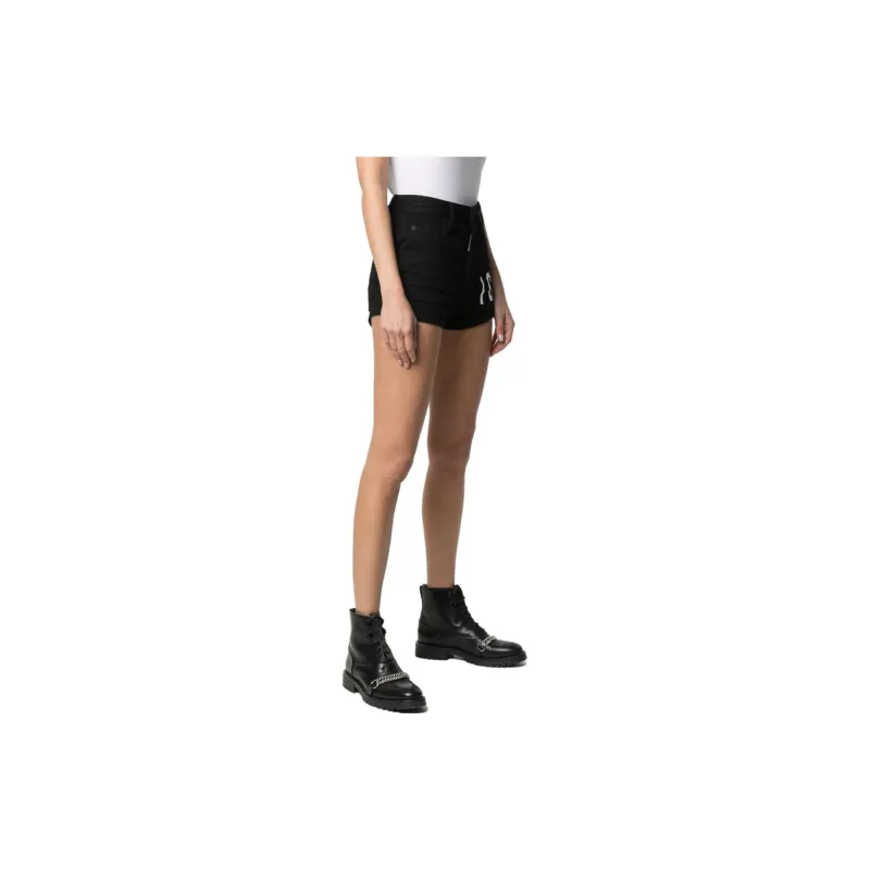 DSQUARED 2 Denim Shorts Women's Black-3