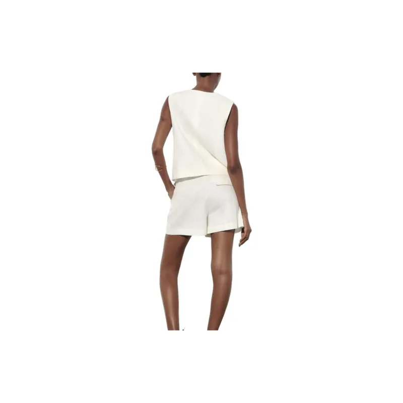 ZARA Casual Shorts Women's White-3