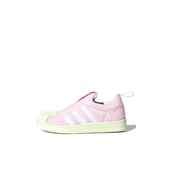 Adidas Originals Superstar Series 360 C Low Top Kids' Skateboarding Shoes Pink White Children Aged 3 7 Years Old