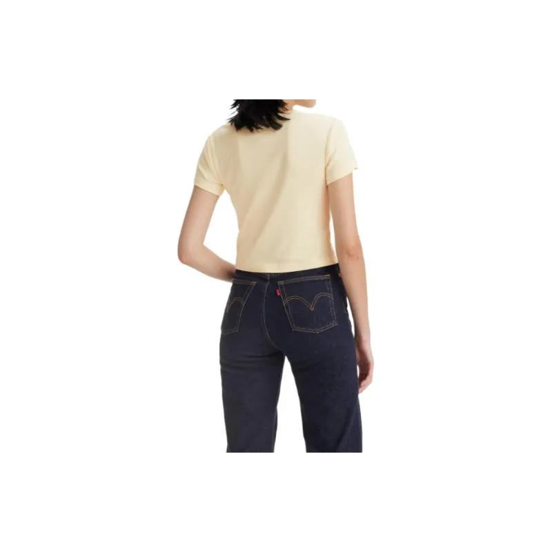 Levis T-Shirts Women's Yellow-2