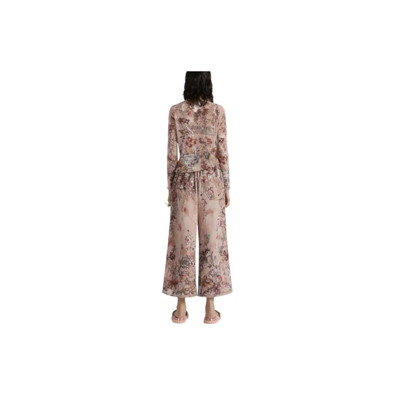 DIOR SS23 Chinese New Year SS23 Casual Pants Women's Rose Pink-3