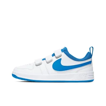 Nike Pico Low Top Kids' Skateboarding Shoes White Blue Teenagers