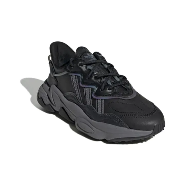 Adidas Originals Breathable Low Top Kids Lifestyle Shoes Black Teenagers-2
