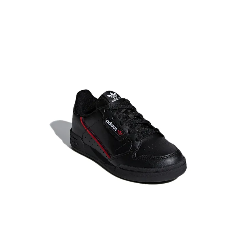 Adidas Originals Continental 80 Low-Top Kids' Skateboarding Shoes Black Children Aged 3-7 Years Old-2