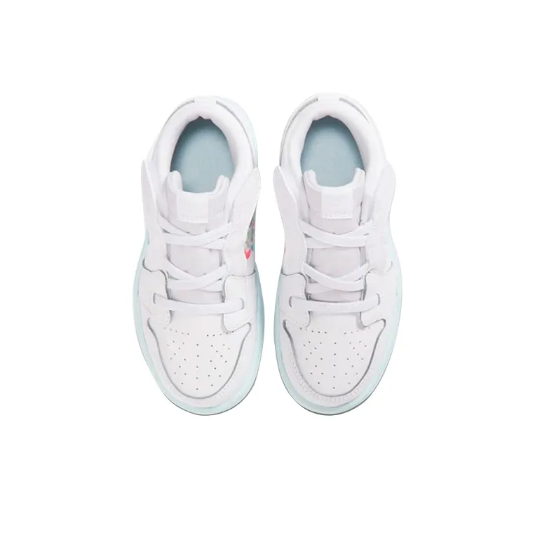 Jordan Air Jordan 1 Anti Slip And Wear Resistant Balance Low Top Basketball Toddler Shoes White Infant And Toddler-2