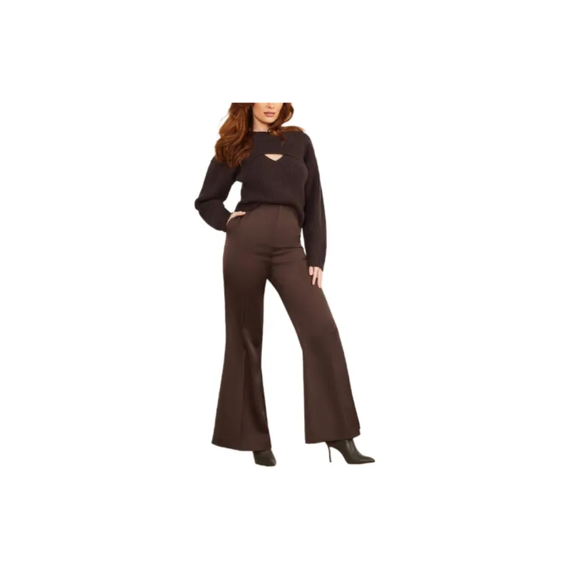 GUESS Jules Cutout Sweater Sweater Women's Coffee-1