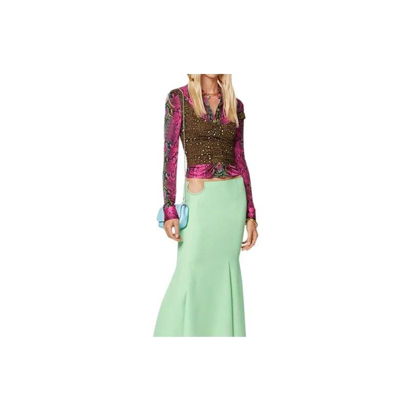 VERSACE Shirts Women's Pink-3
